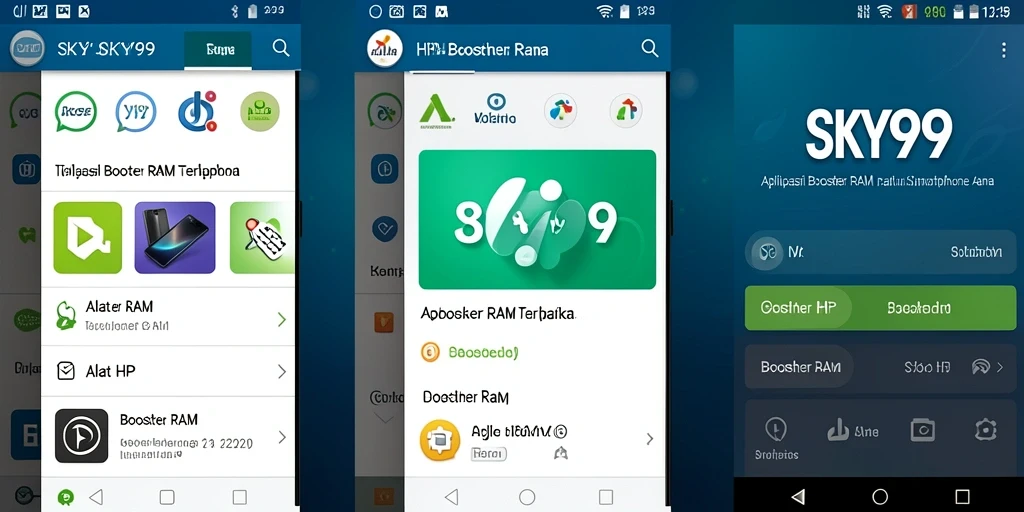 Tampilan antarmuka pengguna SKY99 yang sederhana dan fungsional.
