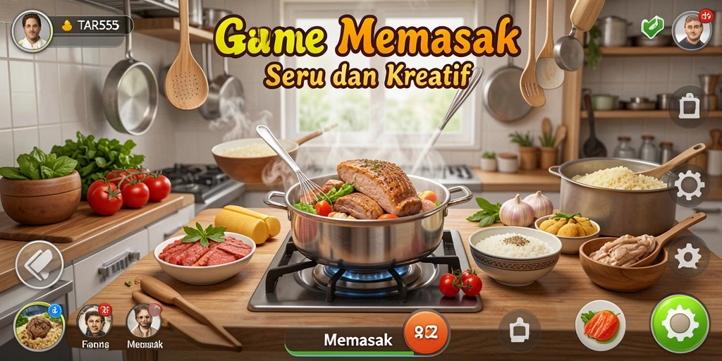 Tampilan antarmuka TAR555 yang menawan dan ramah pengguna.